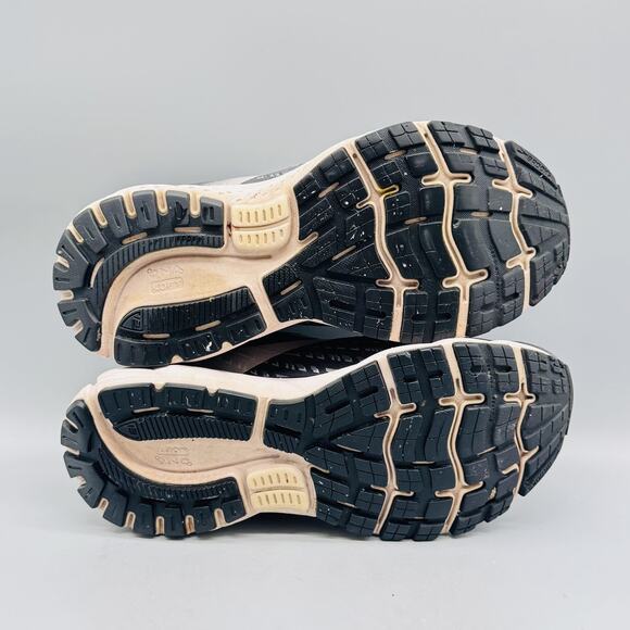 Brooks Shoes Women 7.5 Gray Black Ghost Neutral Running Cushion Athletic Sneaker - Picture 10 of 13